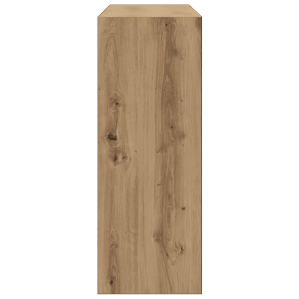 vidaXL Măsuță consolă, stejar artizanal, 78x30x80 cm, lemn prelucrat vidaXL Măsuță consolă, stejar artizanal, 78x30x80 cm, lemn prelucrat