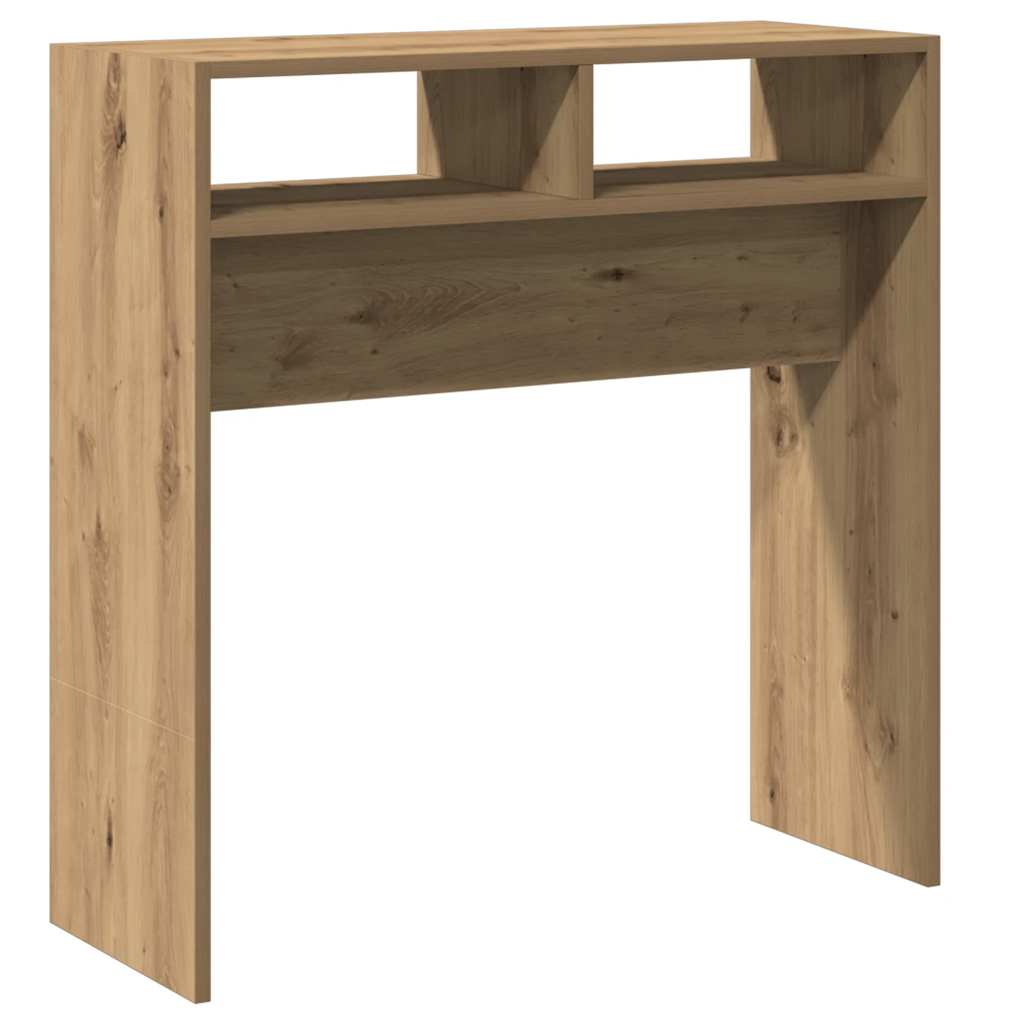 vidaXL Măsuță consolă, stejar artizanal, 78x30x80 cm, lemn prelucrat vidaXL Măsuță consolă, stejar artizanal, 78x30x80 cm, lemn prelucrat