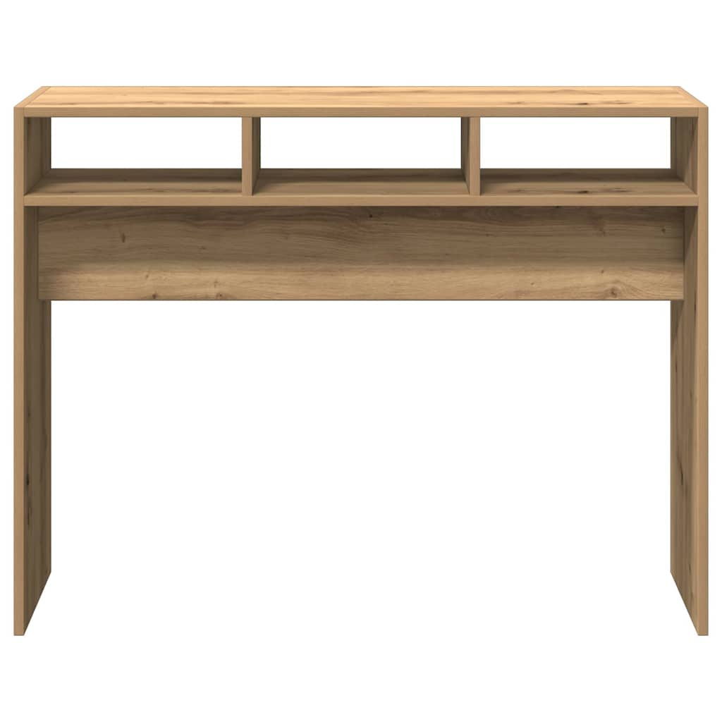 vidaXL Măsuță consolă, stejar artizanal, 105x30x80 cm, lemn prelucrat vidaXL Măsuță consolă, stejar artizanal, 105x30x80 cm, lemn prelucrat