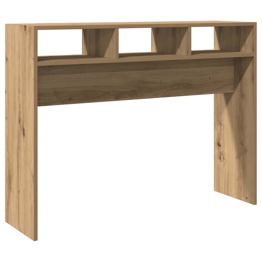 vidaXL Măsuță consolă, stejar artizanal, 105x30x80 cm, lemn prelucrat vidaXL Măsuță consolă, stejar artizanal, 105x30x80 cm, lemn prelucrat
