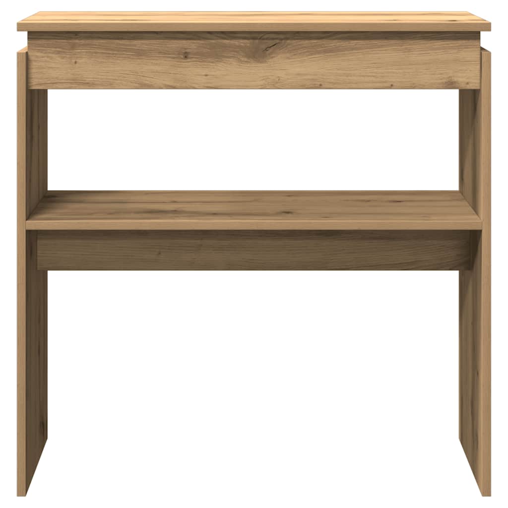 vidaXL Măsuță consolă, stejar artizanal, 80x30x80 cm, lemn prelucrat vidaXL Măsuță consolă, stejar artizanal, 80x30x80 cm, lemn prelucrat