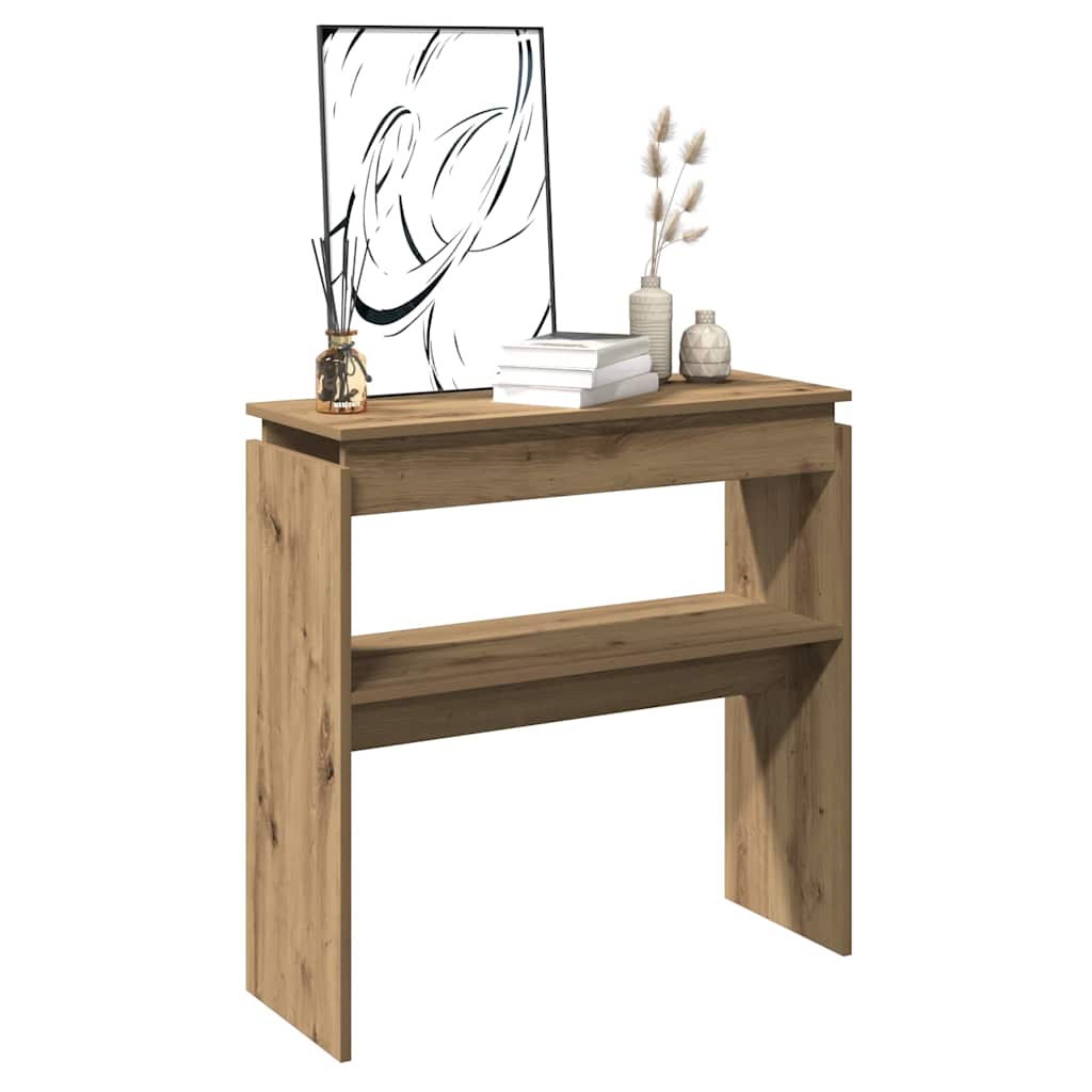 vidaXL Măsuță consolă, stejar artizanal,102x30x80 cm, lemn prelucrat vidaXL Măsuță consolă, stejar artizanal,102x30x80 cm, lemn prelucrat