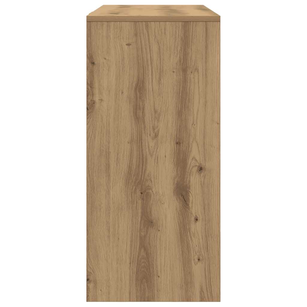 vidaXL Birou, stejar artizanal, 102,5x35x75 cm, lemn prelucrat