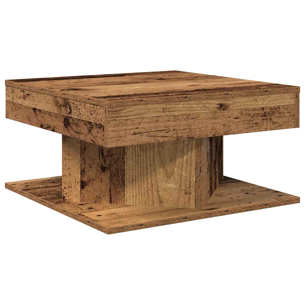 vidaXL Măsuță de cafea, lemn vechi, 55x55x30 cm, lemn prelucrat vidaXL Măsuță de cafea, lemn vechi, 55x55x30 cm, lemn prelucrat