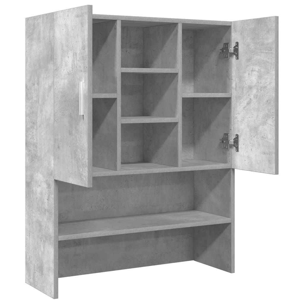 vidaXL Dulap mașină de spălat, gri beton, 70,5x25,5x90 cm vidaXL Dulap mașină de spălat, gri beton, 70,5x25,5x90 cm