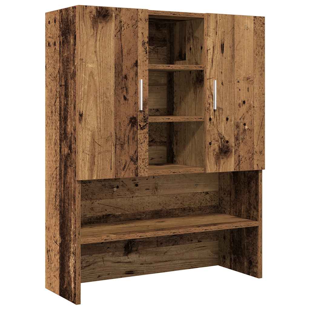 vidaXL Dulap mașină de spălat, lemn vechi, 70,5x25,5x90 cm