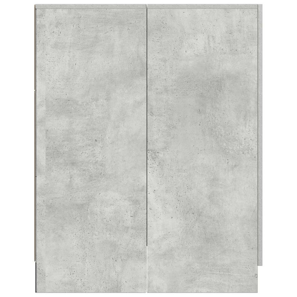 vidaXL Dulap mașină de spălat, gri beton, 70,5x71,5x91,5 cm vidaXL Dulap mașină de spălat, gri beton, 70,5x71,5x91,5 cm