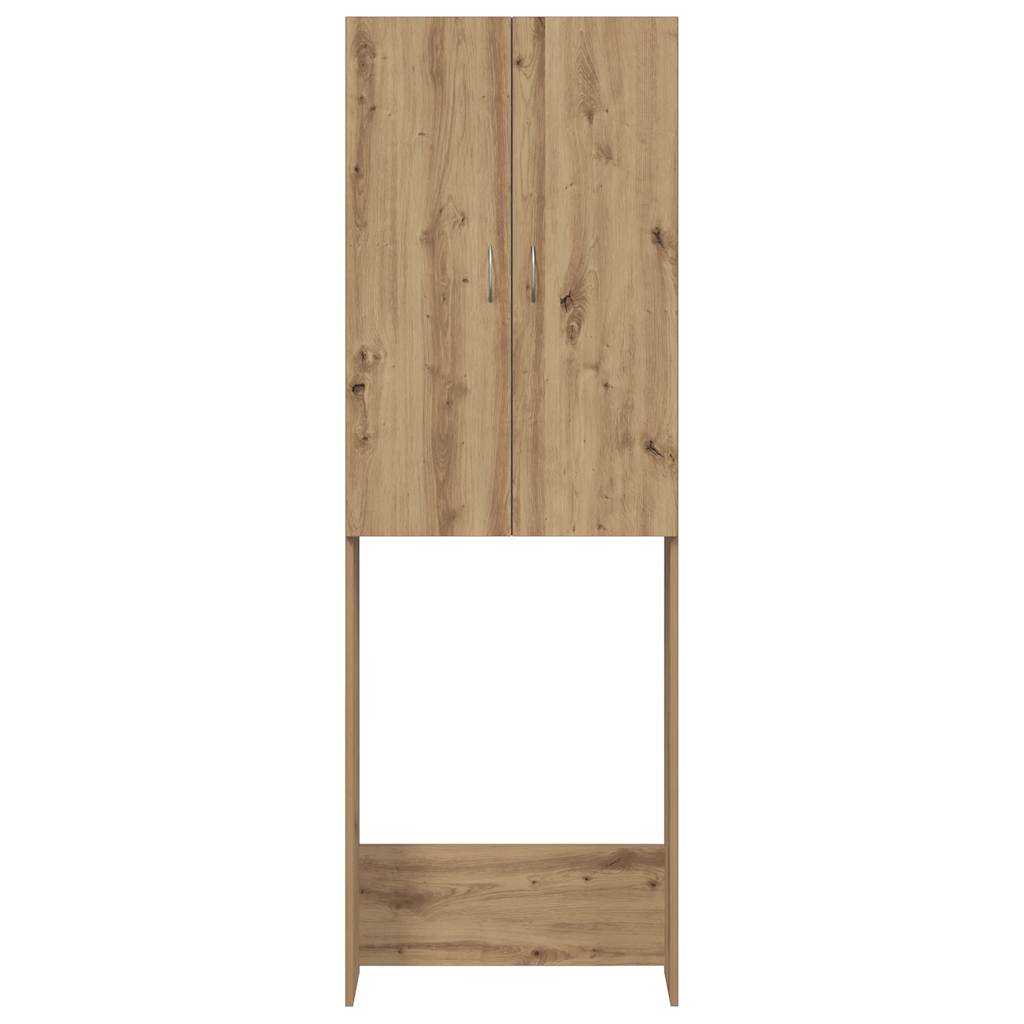 vidaXL Dulap mașina de spălat, stejar artizanal, 64x25,5x190 cm