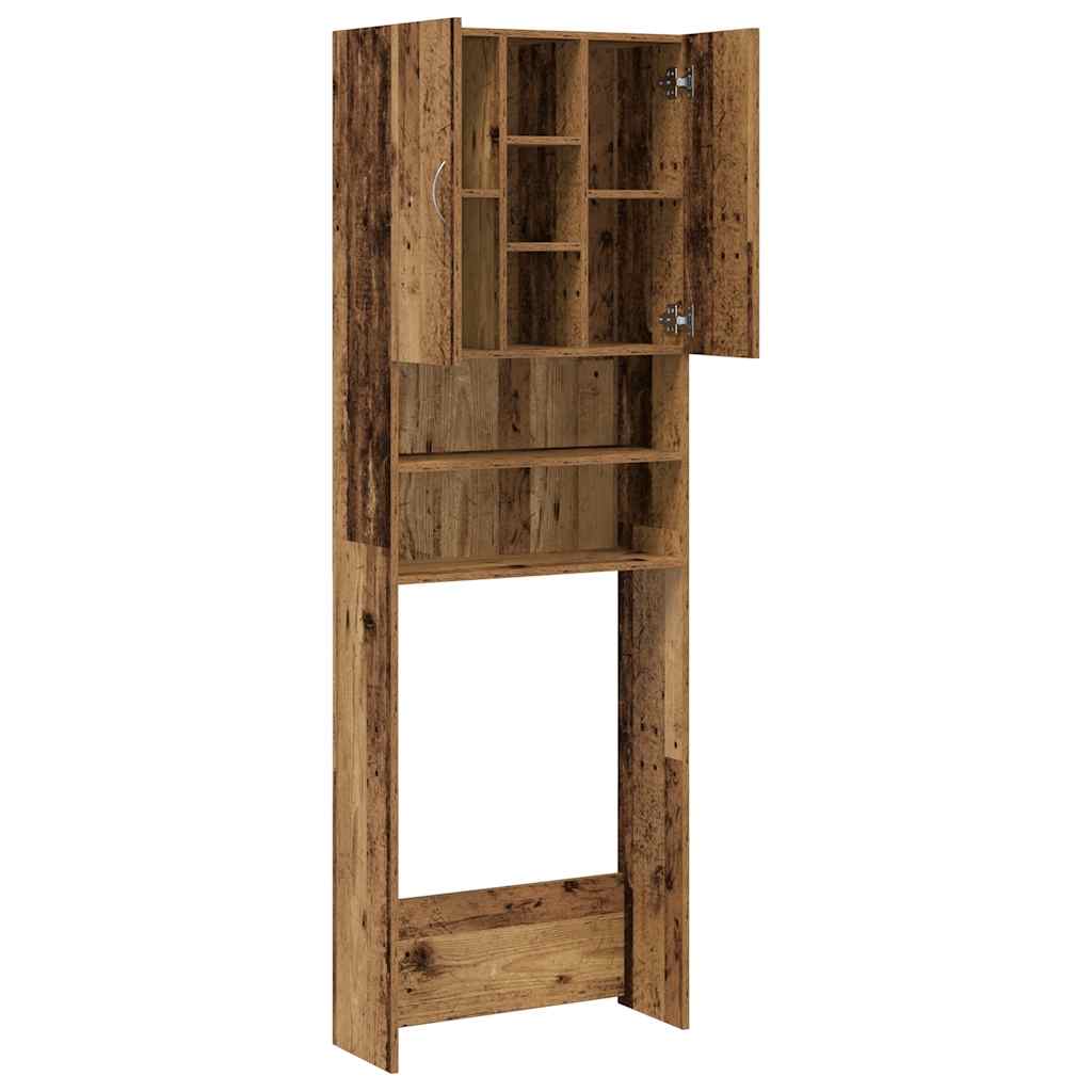 vidaXL Dulap mașina de spălat, lemn vechi, 64x25,5x190 cm