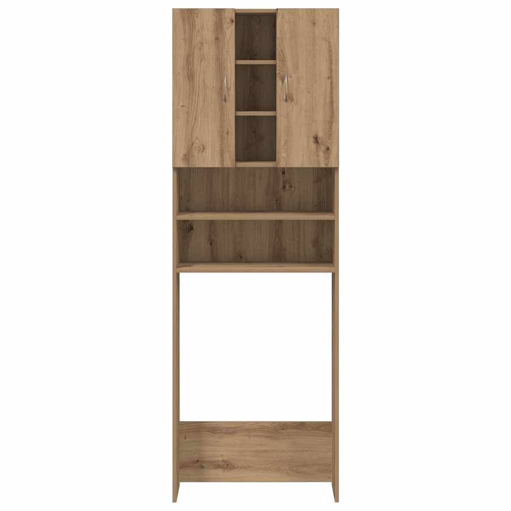 vidaXL Dulap mașina de spălat, stejar artizanal, 64x25,5x190 cm
