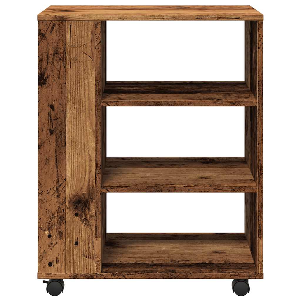 vidaXL Dulap cu roți, lemn vechi, 60x35x75 cm, lemn prelucrat vidaXL Dulap cu roți, lemn vechi, 60x35x75 cm, lemn prelucrat