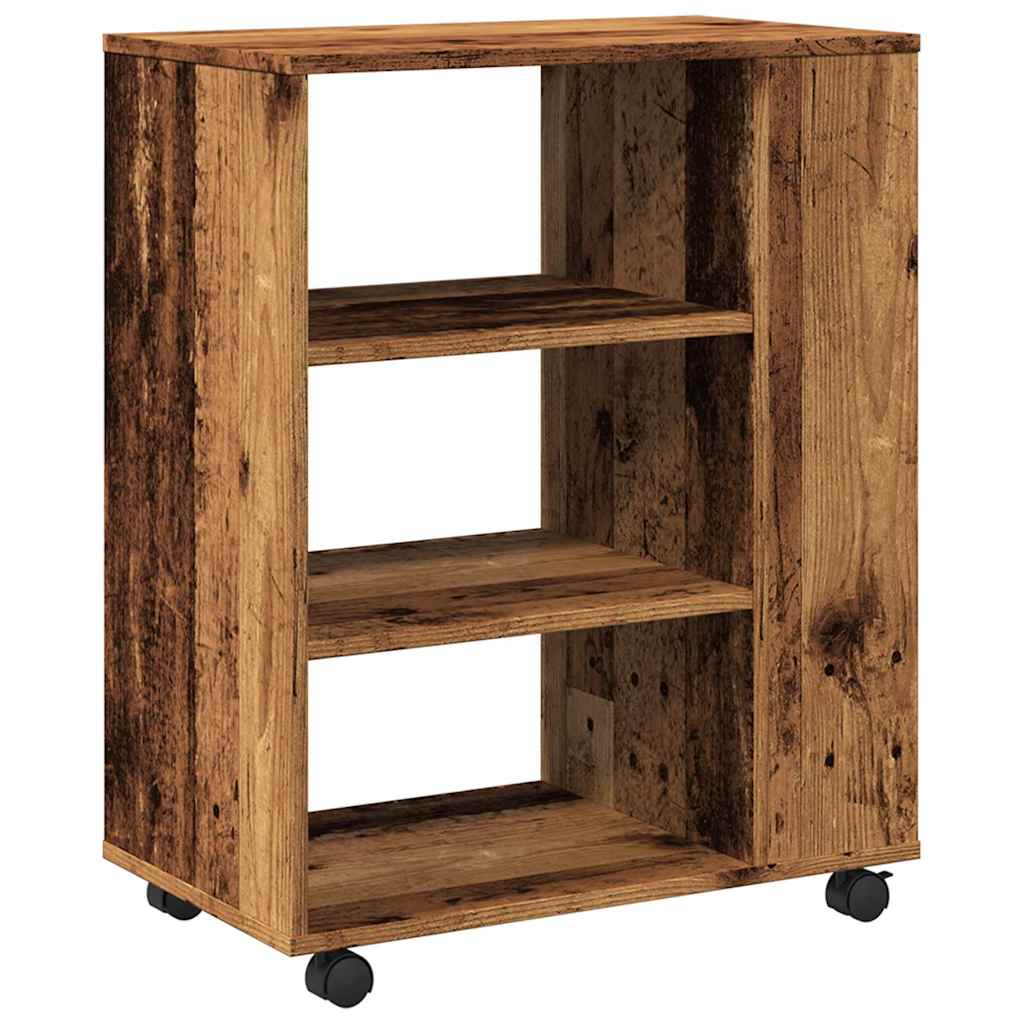 vidaXL Dulap cu roți, lemn vechi, 60x35x75 cm, lemn prelucrat vidaXL Dulap cu roți, lemn vechi, 60x35x75 cm, lemn prelucrat