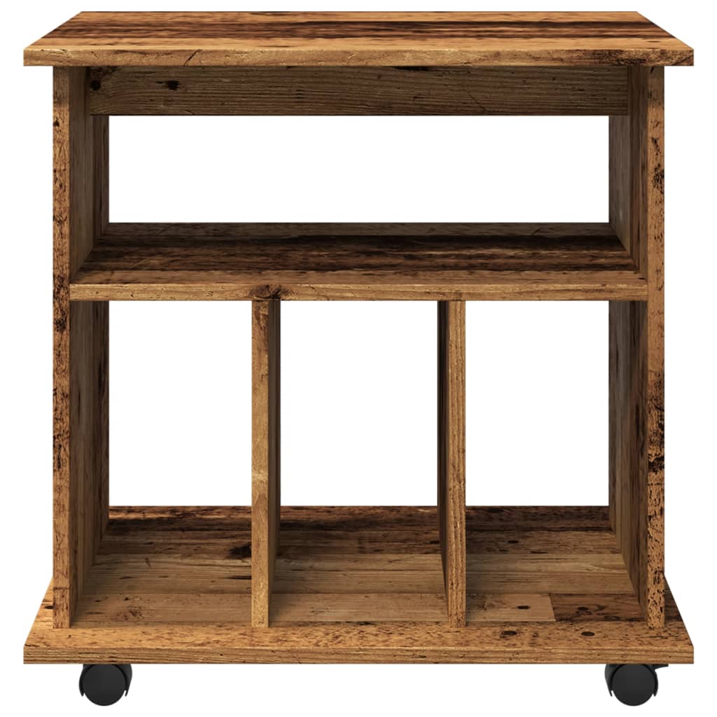 vidaXL Dulap cu roți, lemn vechi, 60x45x60 cm, lemn prelucrat vidaXL Dulap cu roți, lemn vechi, 60x45x60 cm, lemn prelucrat