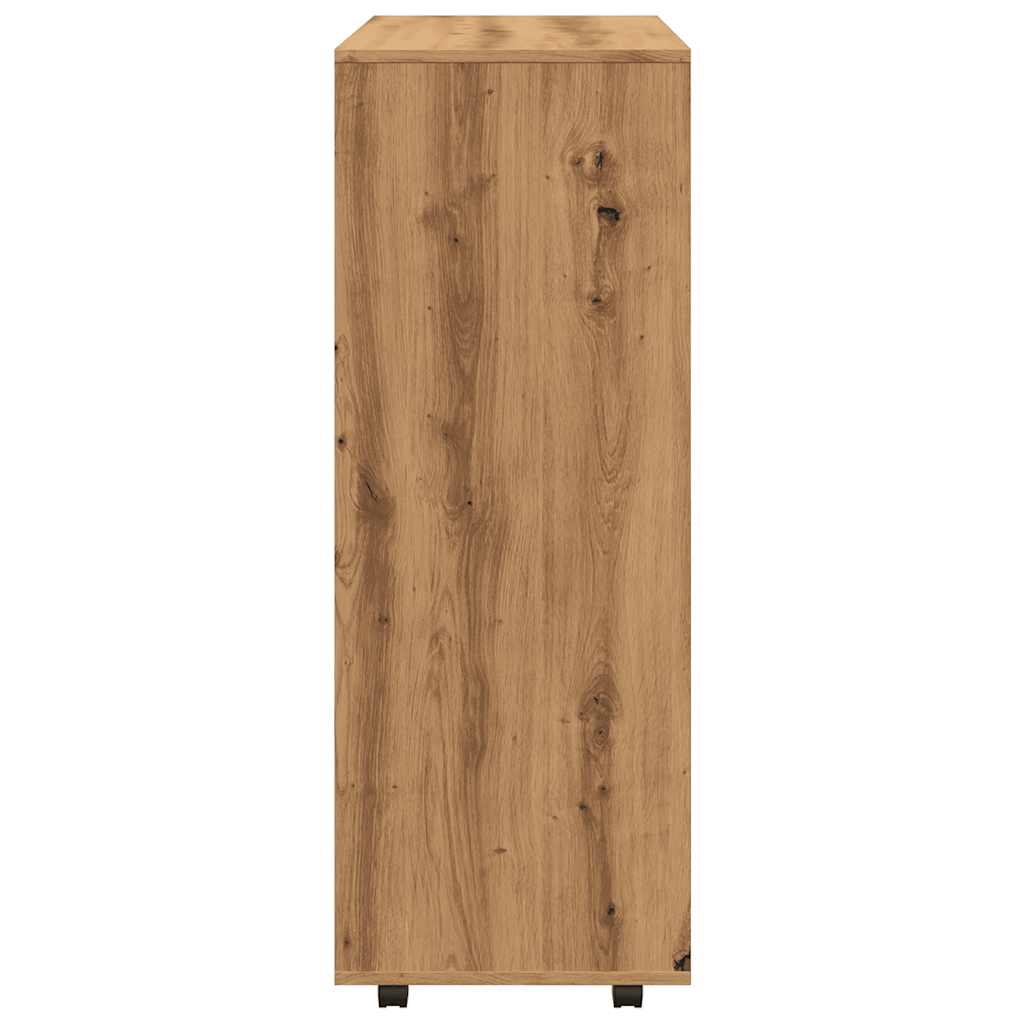 vidaXL Șifonier, stejar artizanal, 80x40x110 cm, lemn prelucrat