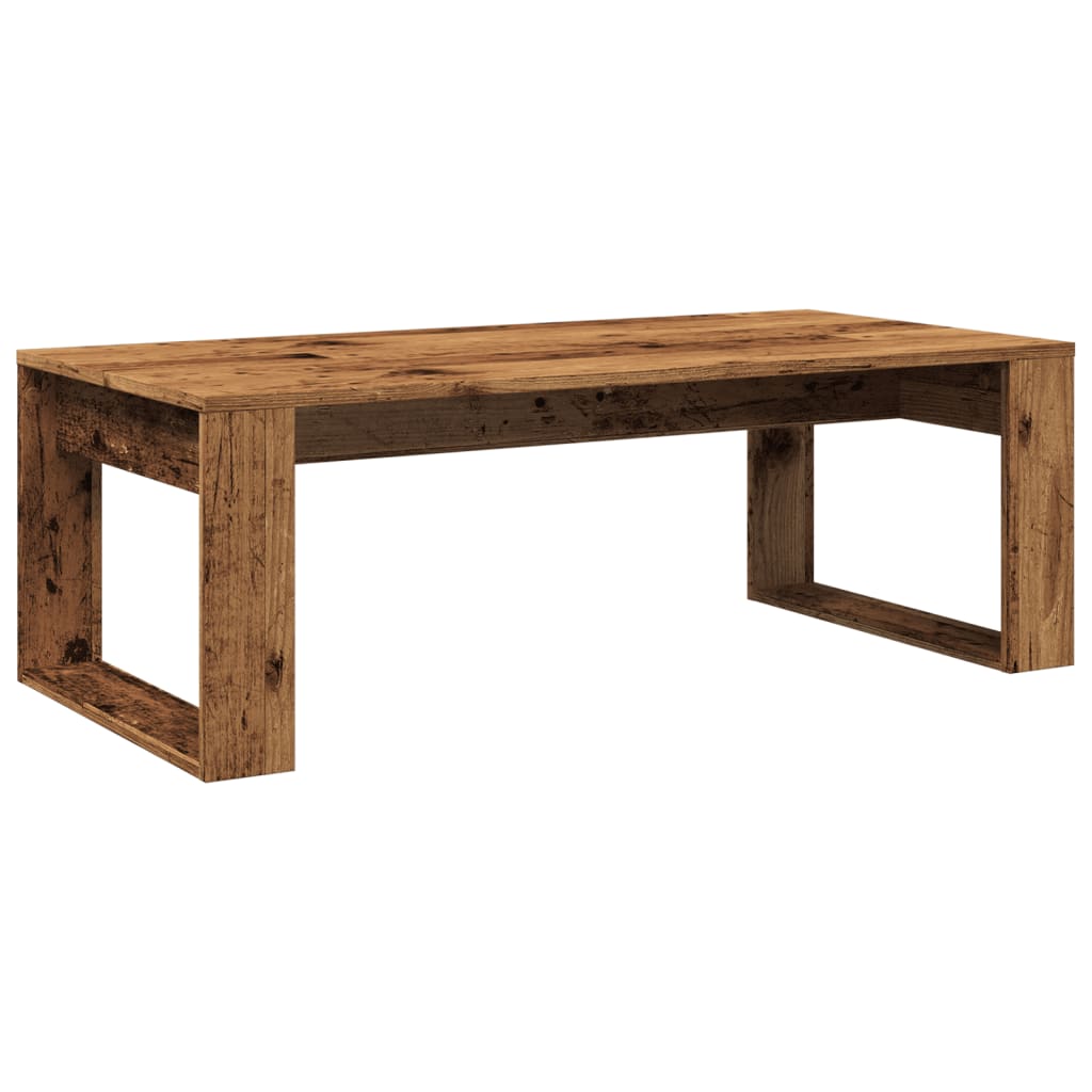 vidaXL Măsuță de cafea, lemn vechi, 102x50x35 cm, lemn prelucrat vidaXL Măsuță de cafea, lemn vechi, 102x50x35 cm, lemn prelucrat