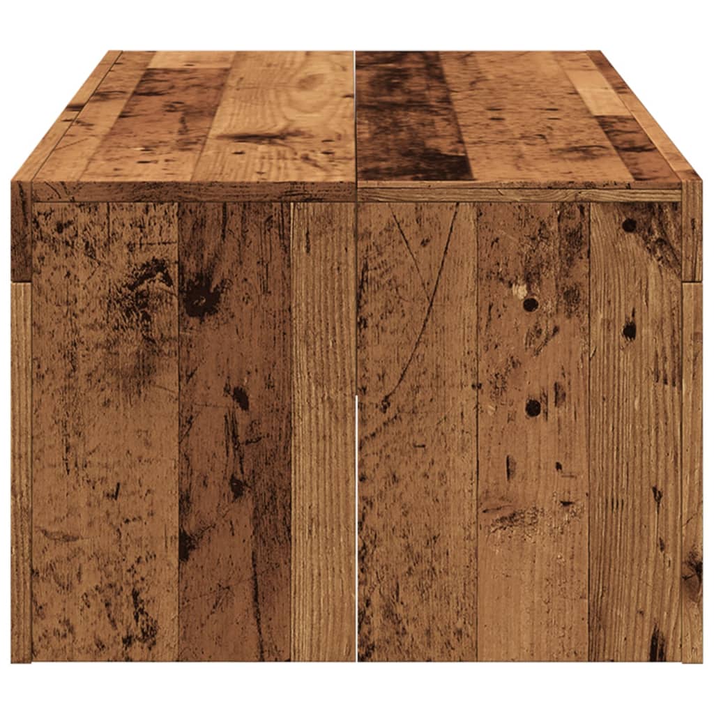 vidaXL Măsuță de cafea, lemn vechi, 102x50x35 cm, lemn prelucrat vidaXL Măsuță de cafea, lemn vechi, 102x50x35 cm, lemn prelucrat