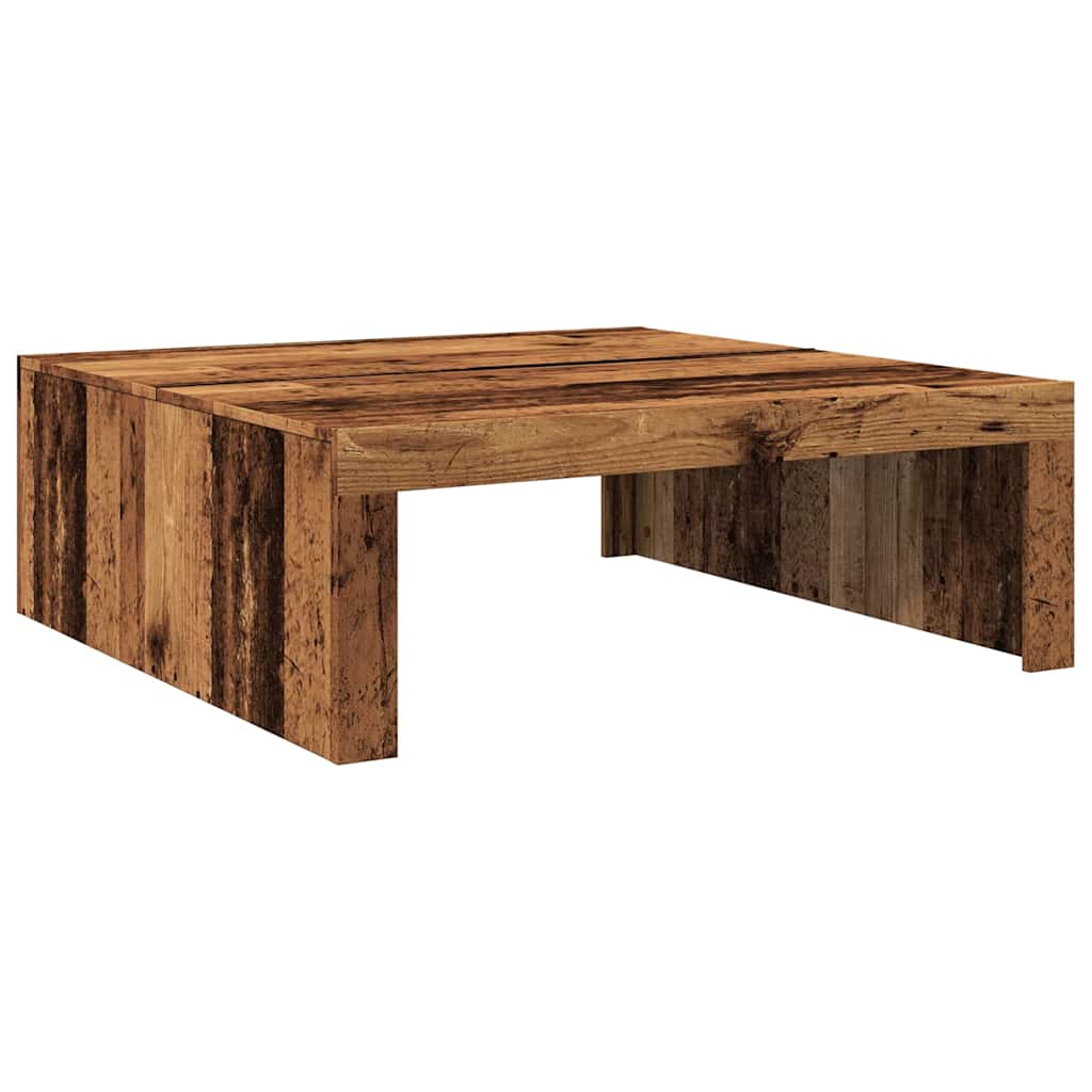 vidaXL Măsuță de cafea, lemn vechi, 100x100x35 cm, lemn prelucrat vidaXL Măsuță de cafea, lemn vechi, 100x100x35 cm, lemn prelucrat