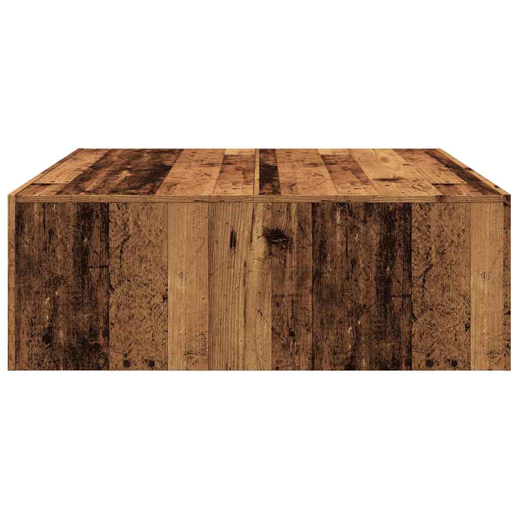 vidaXL Măsuță de cafea, lemn vechi, 100x100x35 cm, lemn prelucrat vidaXL Măsuță de cafea, lemn vechi, 100x100x35 cm, lemn prelucrat