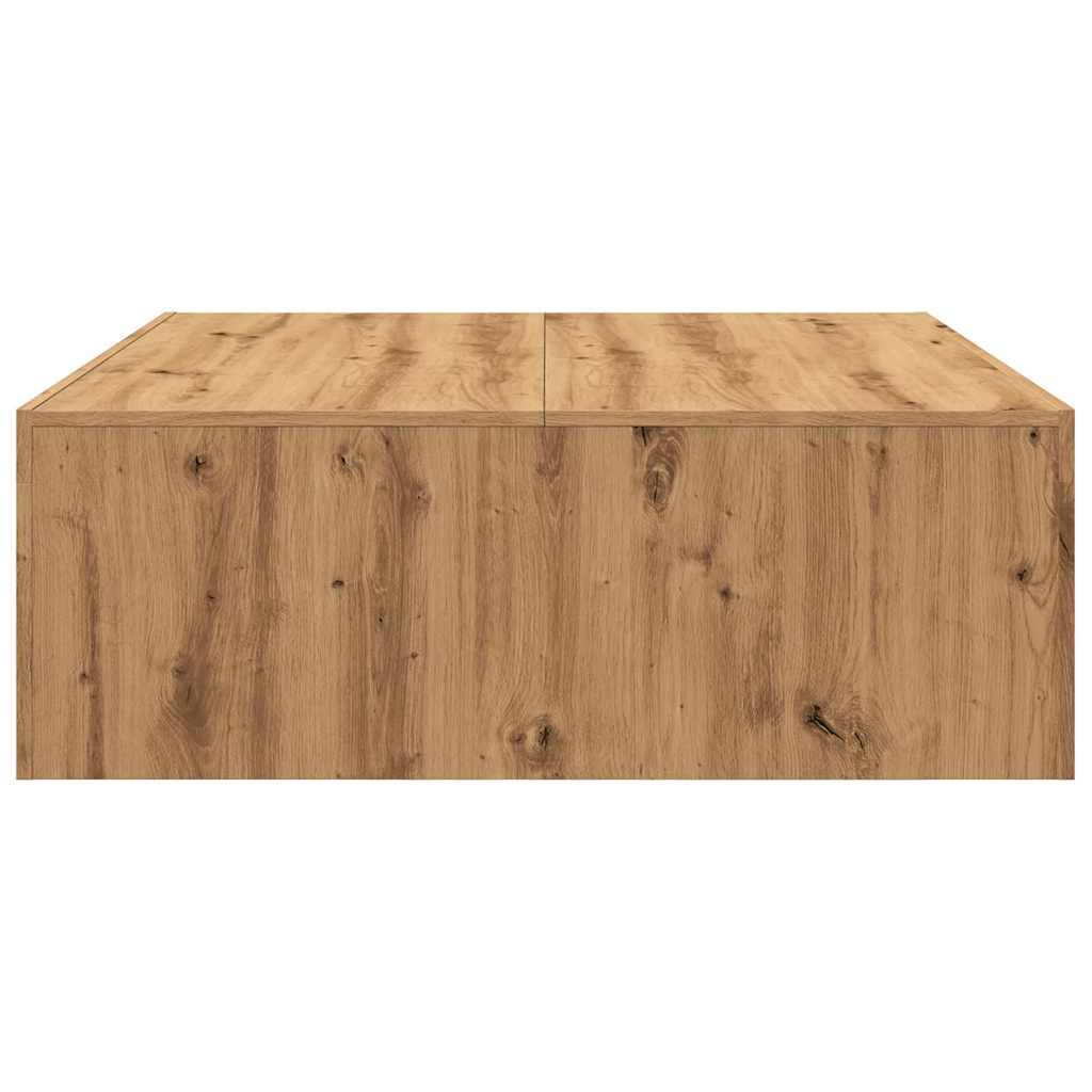 vidaXL Măsuță cafea, stejar artizanal, 100x100x35 cm, lemn prelucrat vidaXL Măsuță cafea, stejar artizanal, 100x100x35 cm, lemn prelucrat