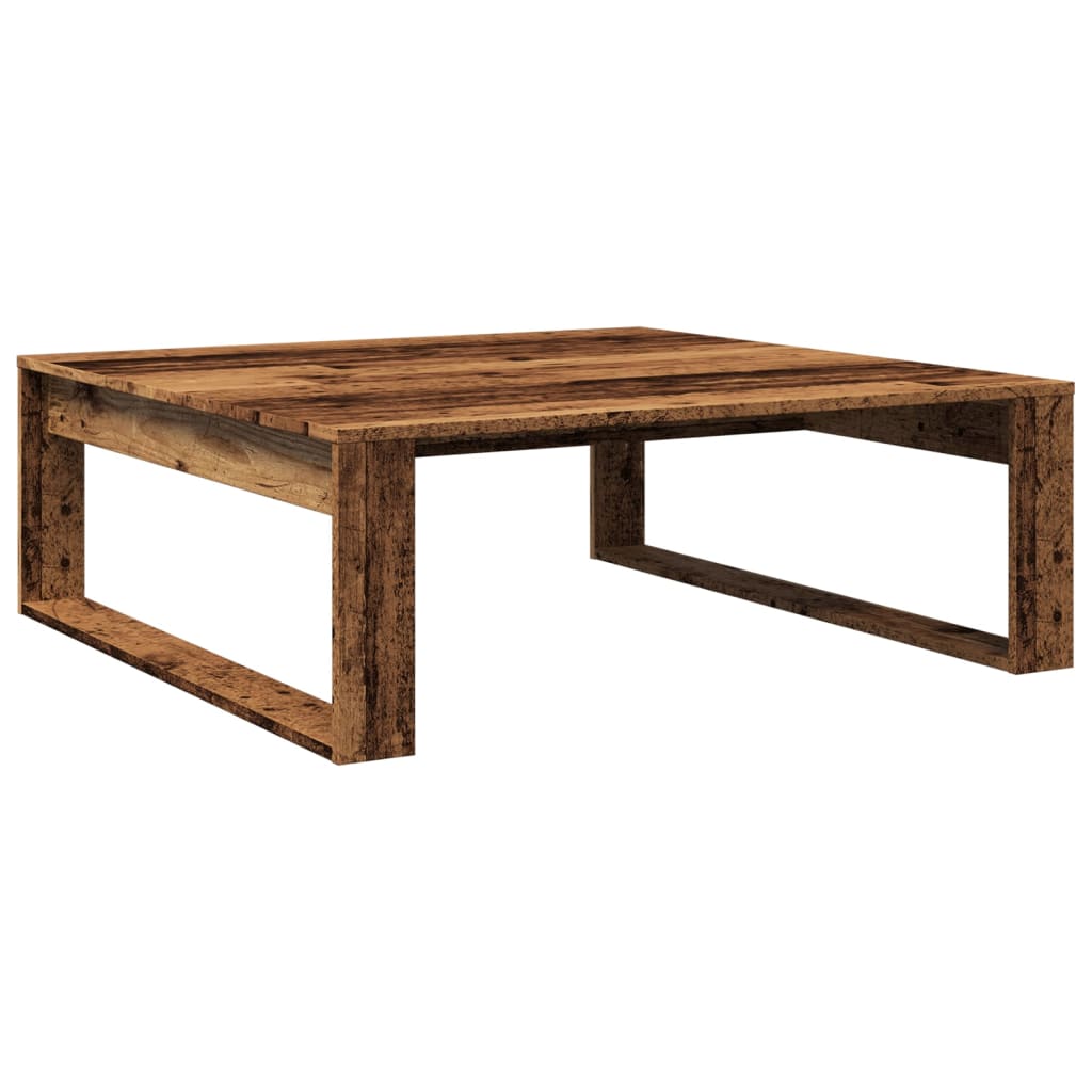 vidaXL Măsuță de cafea, lemn vechi, 100x100x35 cm, lemn prelucrat vidaXL Măsuță de cafea, lemn vechi, 100x100x35 cm, lemn prelucrat