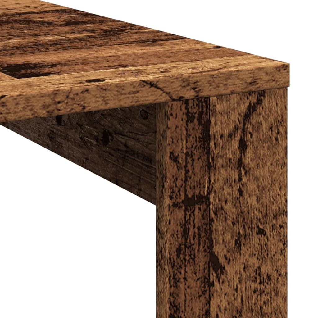 vidaXL Măsuță de cafea, lemn vechi, 100x100x35 cm, lemn prelucrat vidaXL Măsuță de cafea, lemn vechi, 100x100x35 cm, lemn prelucrat