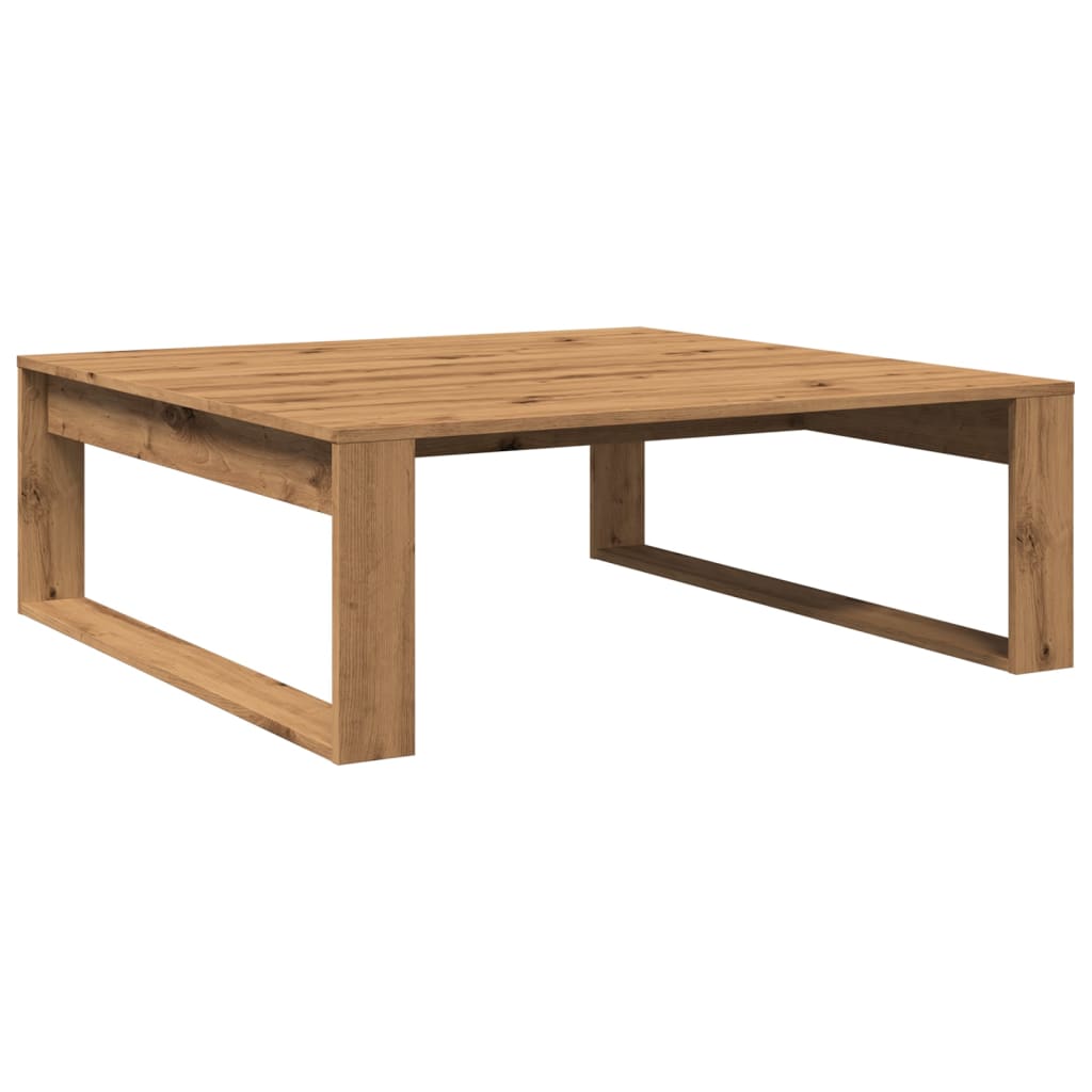 vidaXL Măsuță cafea, stejar artizanal, 100x100x35 cm, lemn prelucrat vidaXL Măsuță cafea, stejar artizanal, 100x100x35 cm, lemn prelucrat