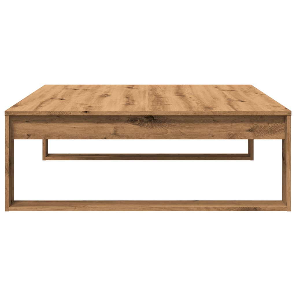vidaXL Măsuță cafea, stejar artizanal, 100x100x35 cm, lemn prelucrat vidaXL Măsuță cafea, stejar artizanal, 100x100x35 cm, lemn prelucrat