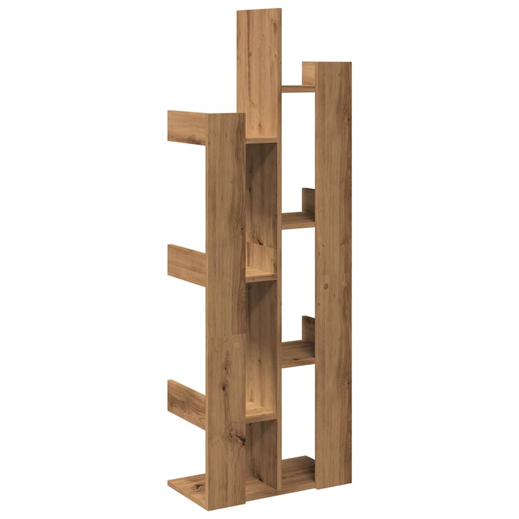 vidaXL Bibliotecă, stejar artizanal, 48x25,5x140 cm, lemn prelucrat vidaXL Bibliotecă, stejar artizanal, 48x25,5x140 cm, lemn prelucrat