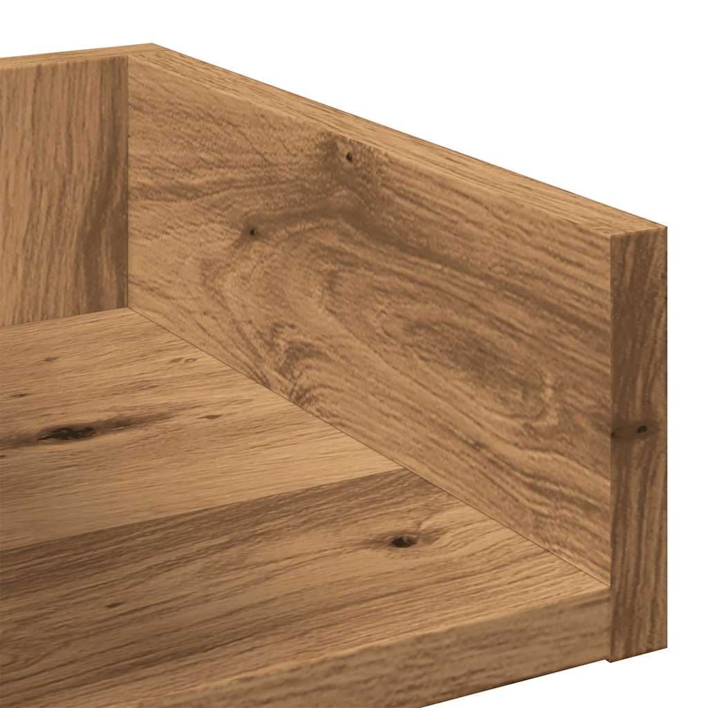 vidaXL Bibliotecă, stejar artizanal, 48x25,5x140 cm, lemn prelucrat vidaXL Bibliotecă, stejar artizanal, 48x25,5x140 cm, lemn prelucrat