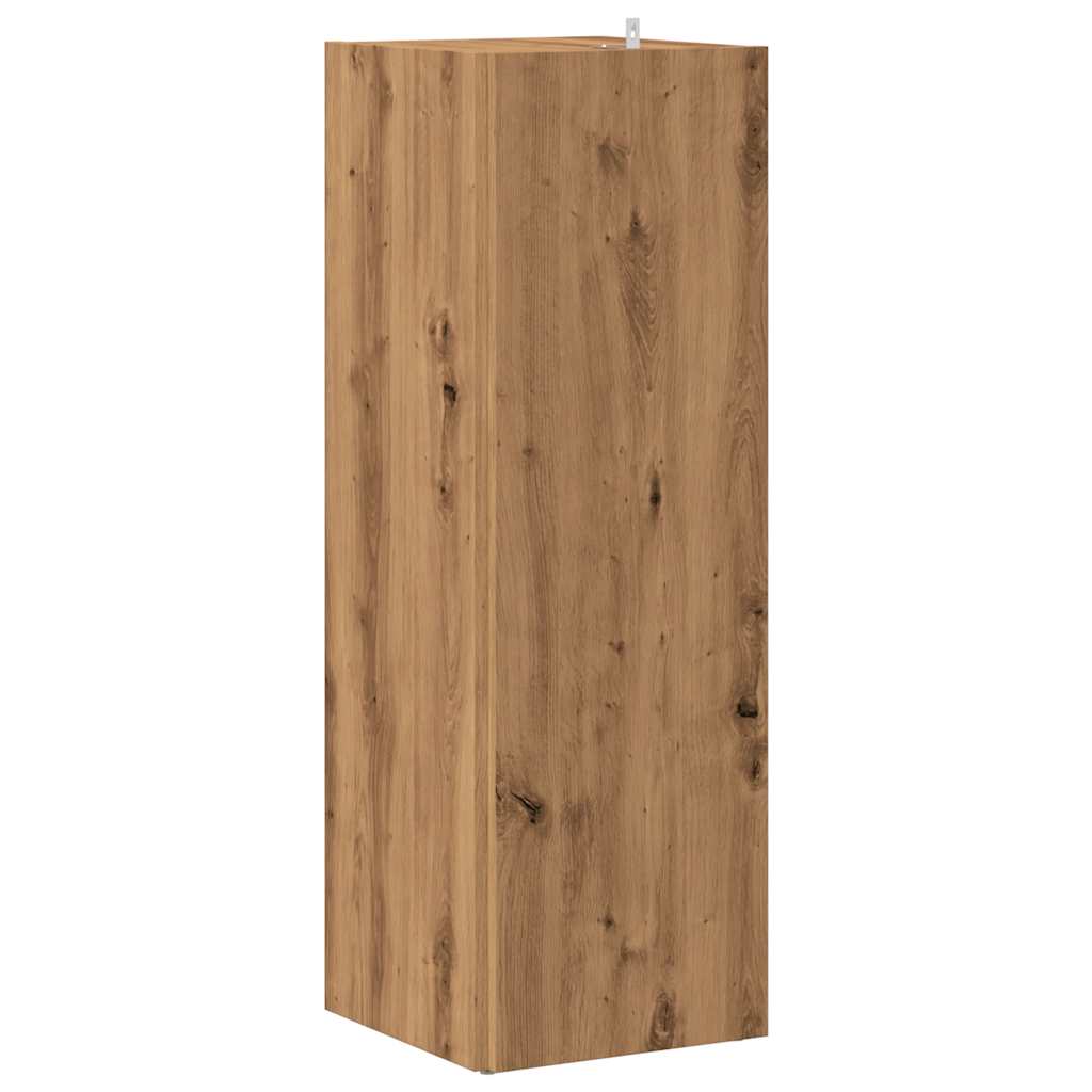vidaXL Dulap de colț Artisan Stejar 33x33x100 cm Lemn prelucrat