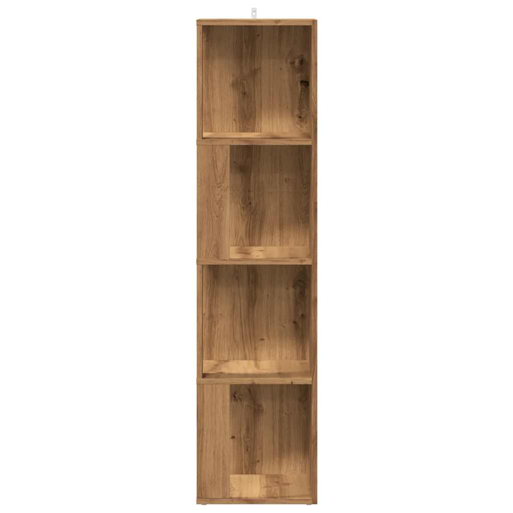 vidaXL Dulap colțar, Stejar artizanal, 33x33x132 cm, lemn prelucrat
