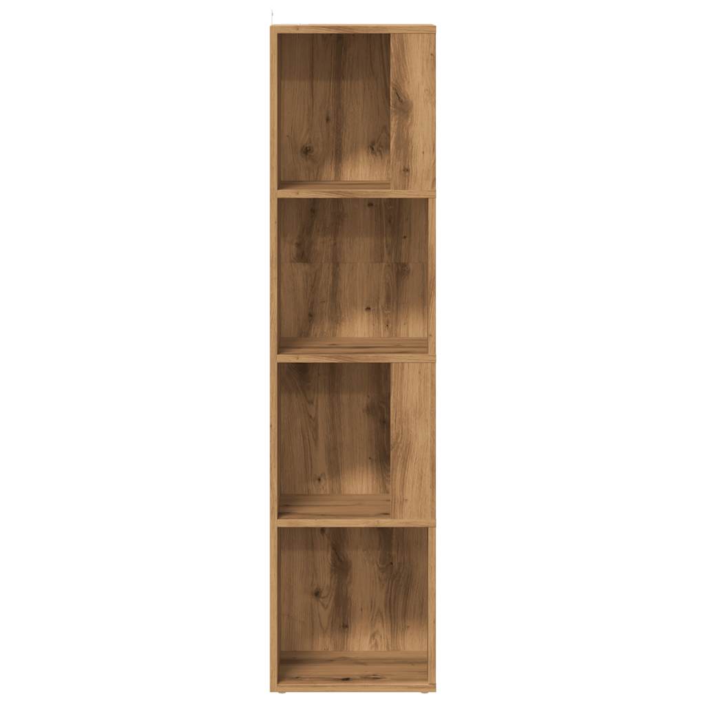 vidaXL Dulap colțar, Stejar artizanal, 33x33x132 cm, lemn prelucrat