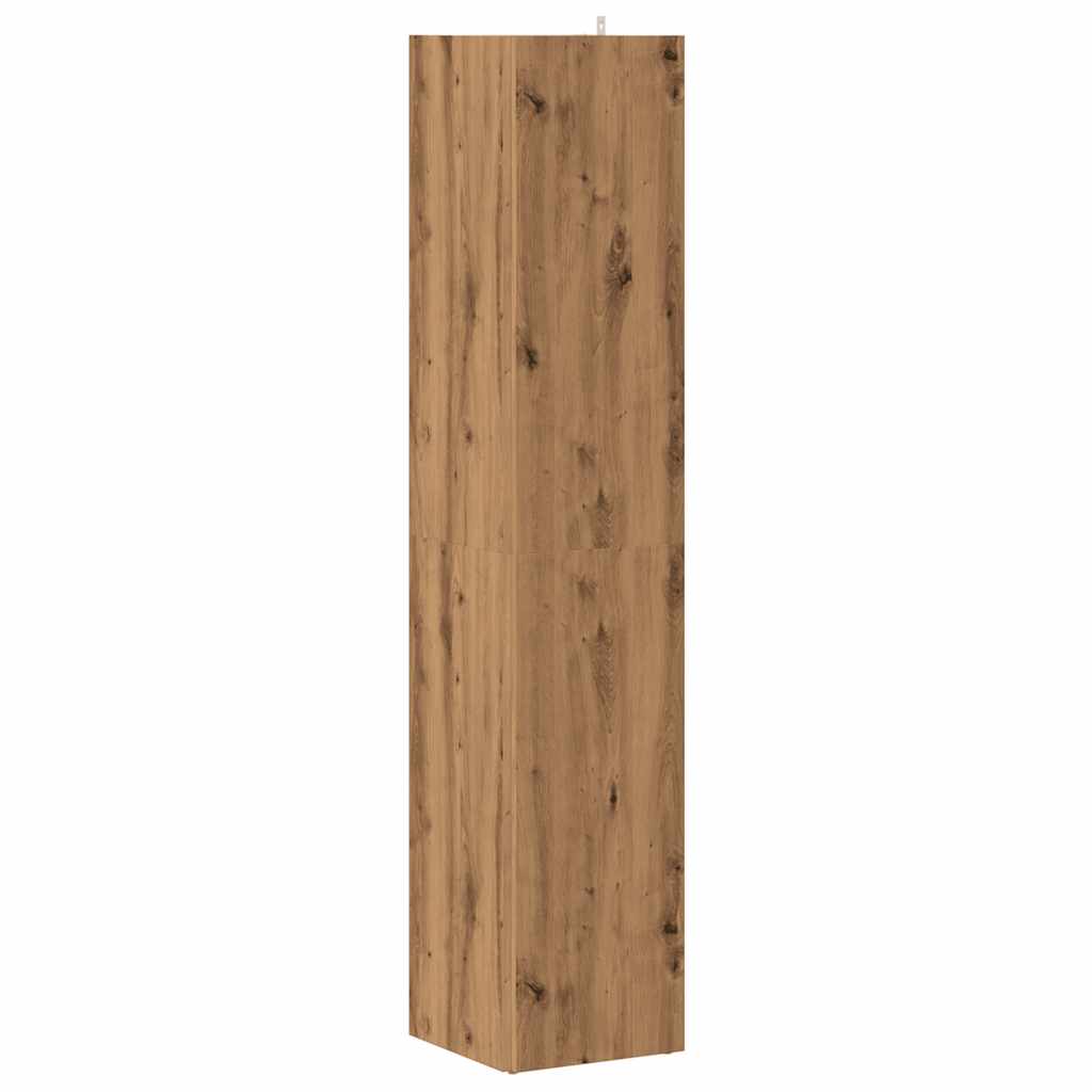 vidaXL Dulap de colț Artisan Stejar 33x33x165 cm Lemn prelucrat