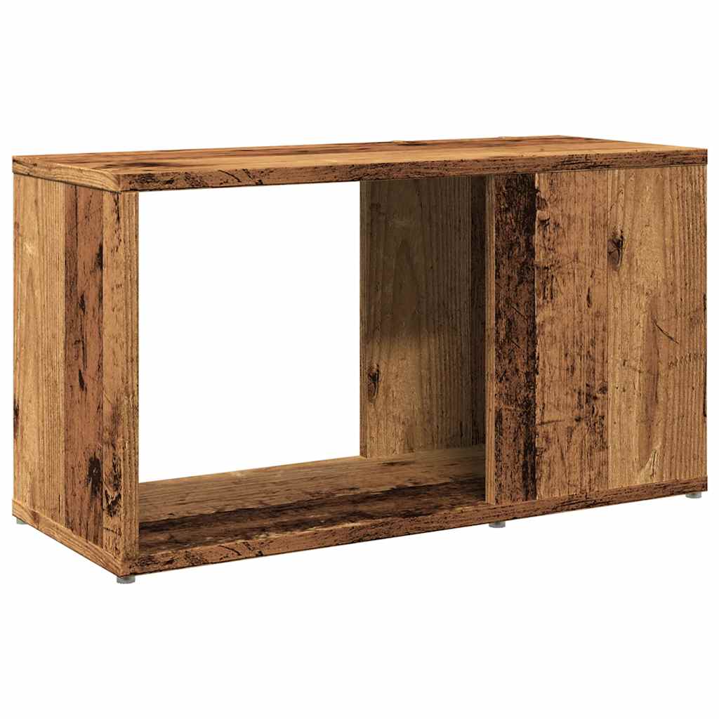 vidaXL Comodă TV, Lemn vechi, 60x24x32 cm, PAL vidaXL Comodă TV, Lemn vechi, 60x24x32 cm, PAL