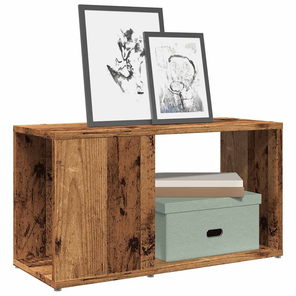 vidaXL Comodă TV, Lemn vechi, 60x24x32 cm, PAL vidaXL Comodă TV, Lemn vechi, 60x24x32 cm, PAL