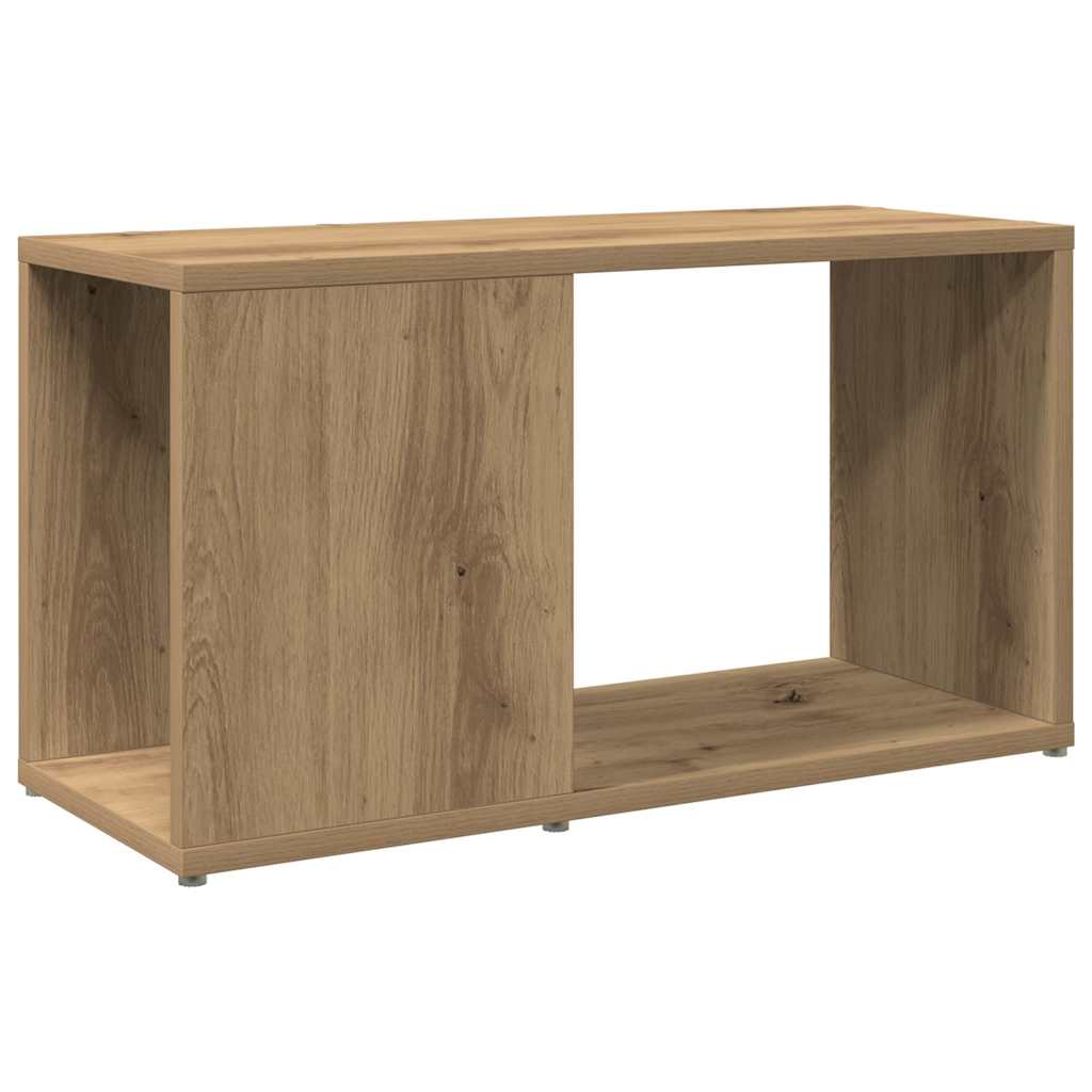 vidaXL Comodă TV, Stejar artizanal, 60x24x32 cm, lemn compozit vidaXL Comodă TV, Stejar artizanal, 60x24x32 cm, lemn compozit