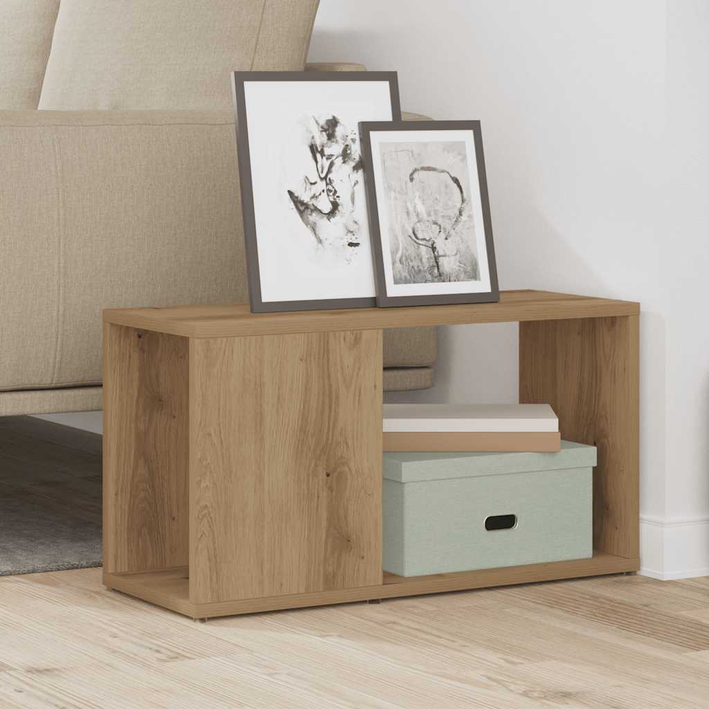 vidaXL Comodă TV, Stejar artizanal, 60x24x32 cm, lemn compozit vidaXL Comodă TV, Stejar artizanal, 60x24x32 cm, lemn compozit