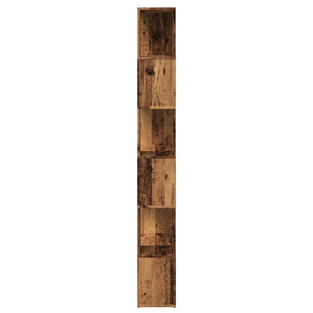 vidaXL Bibliotecă/Separator de cameră, Lemn vechi, 60x24x186 cm