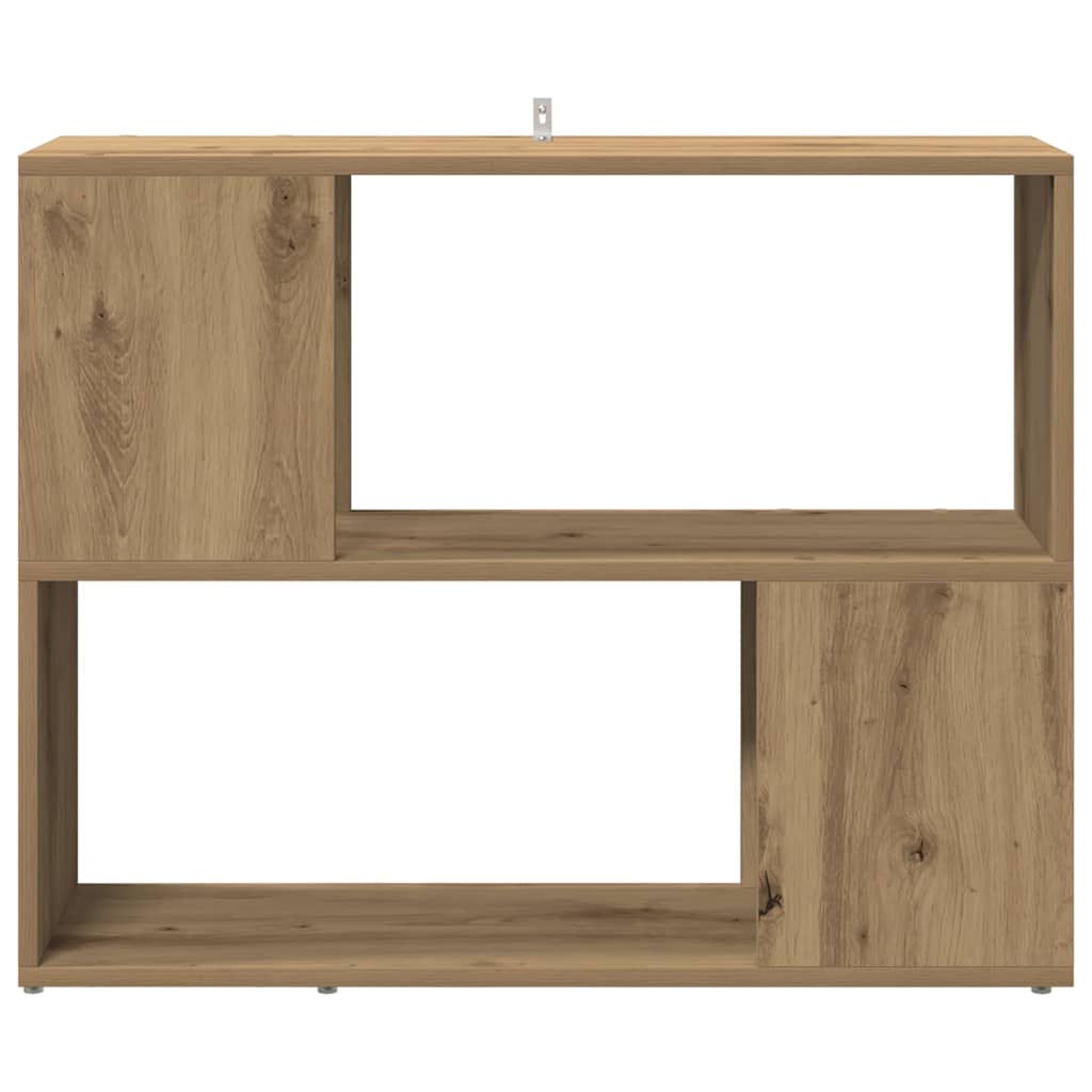 vidaXL Dulap cu cărți/Separator de cameră Stejar Artisan 80x24x63 cm vidaXL Dulap cu cărți/Separator de cameră Stejar Artisan 80x24x63 cm