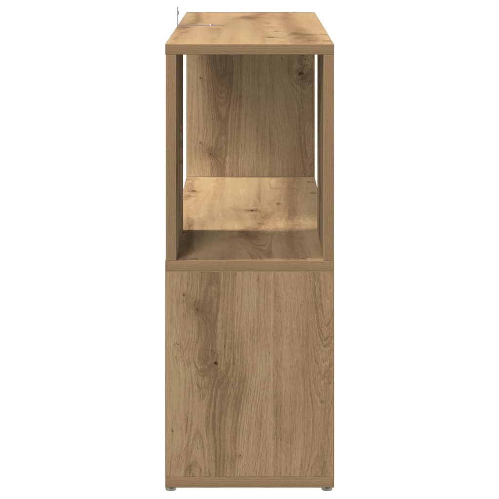 vidaXL Dulap cu cărți/Separator de cameră Stejar Artisan 80x24x63 cm vidaXL Dulap cu cărți/Separator de cameră Stejar Artisan 80x24x63 cm