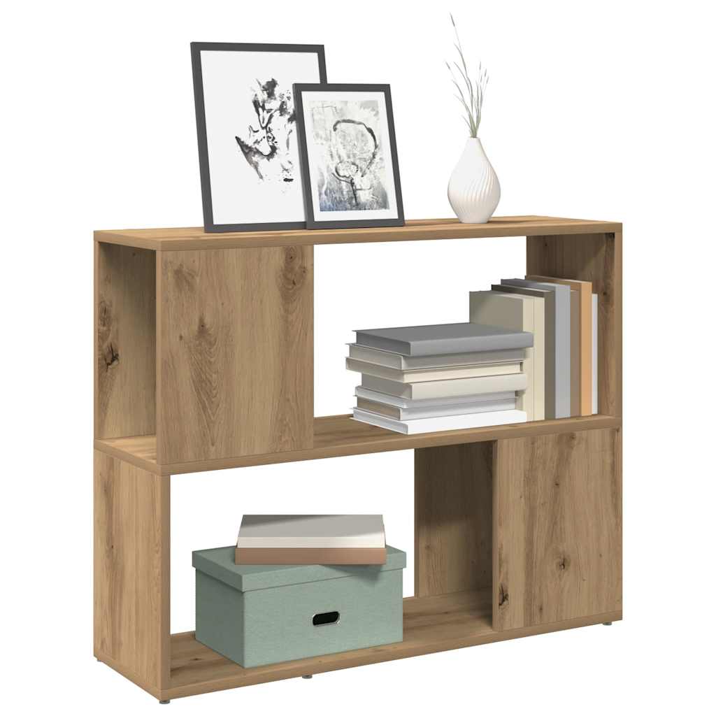 vidaXL Dulap cu cărți/Separator de cameră Stejar Artisan 80x24x63 cm vidaXL Dulap cu cărți/Separator de cameră Stejar Artisan 80x24x63 cm