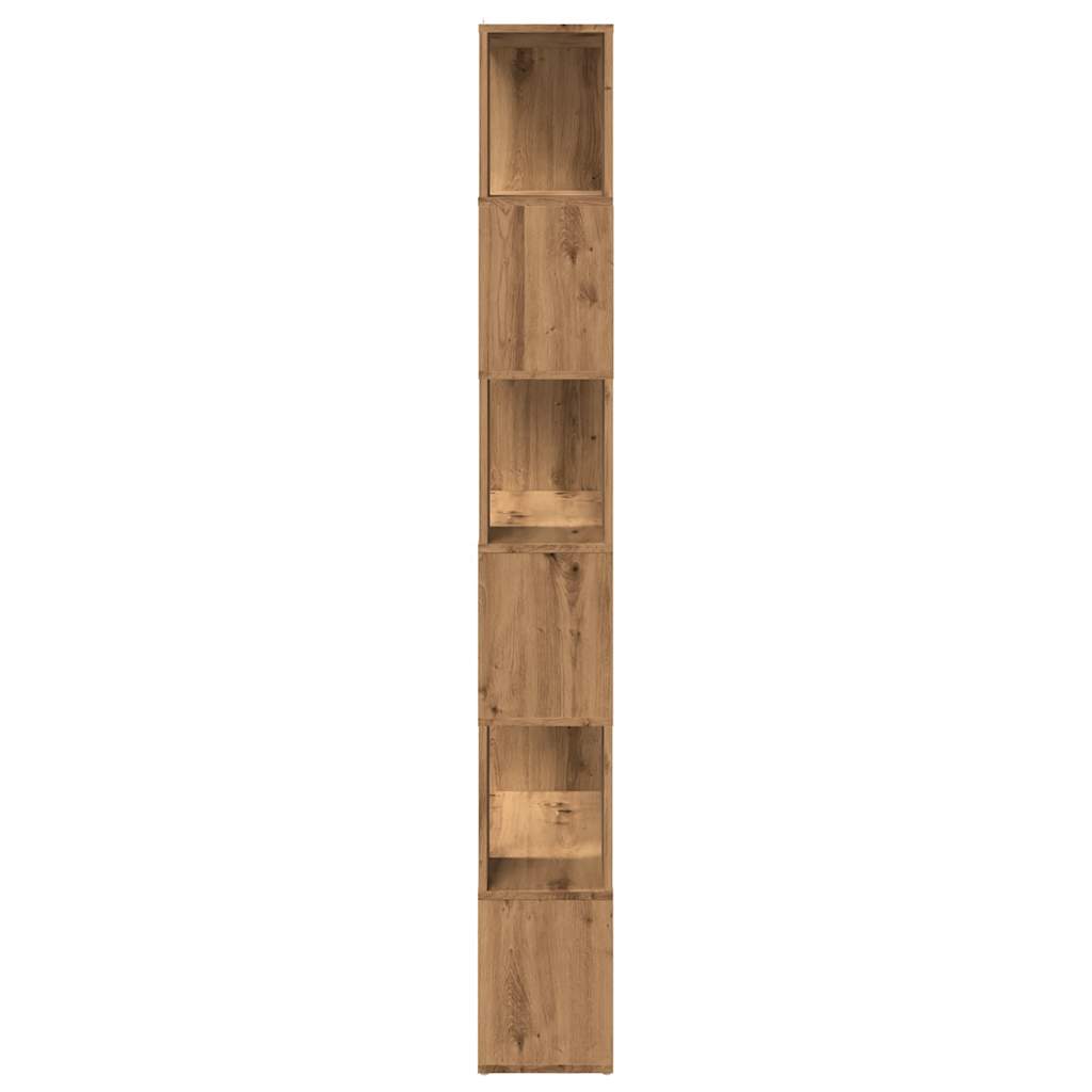 vidaXL Bibliotecă/Separator de cameră, Stejar artizanal, 80x24x186 cm vidaXL Bibliotecă/Separator de cameră, Stejar artizanal, 80x24x186 cm