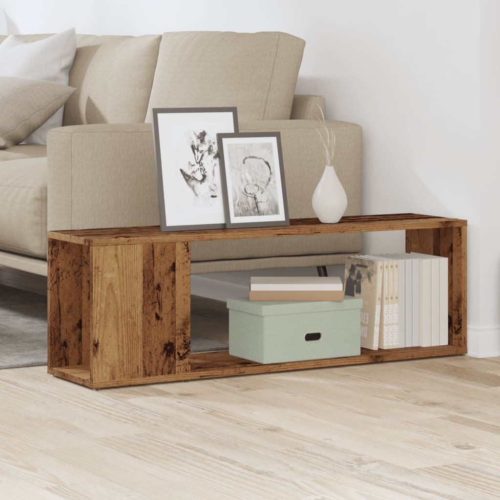 vidaXL Comodă TV, lemn vechi, 100x24x32 cm, lemn prelucrat vidaXL Comodă TV, lemn vechi, 100x24x32 cm, lemn prelucrat