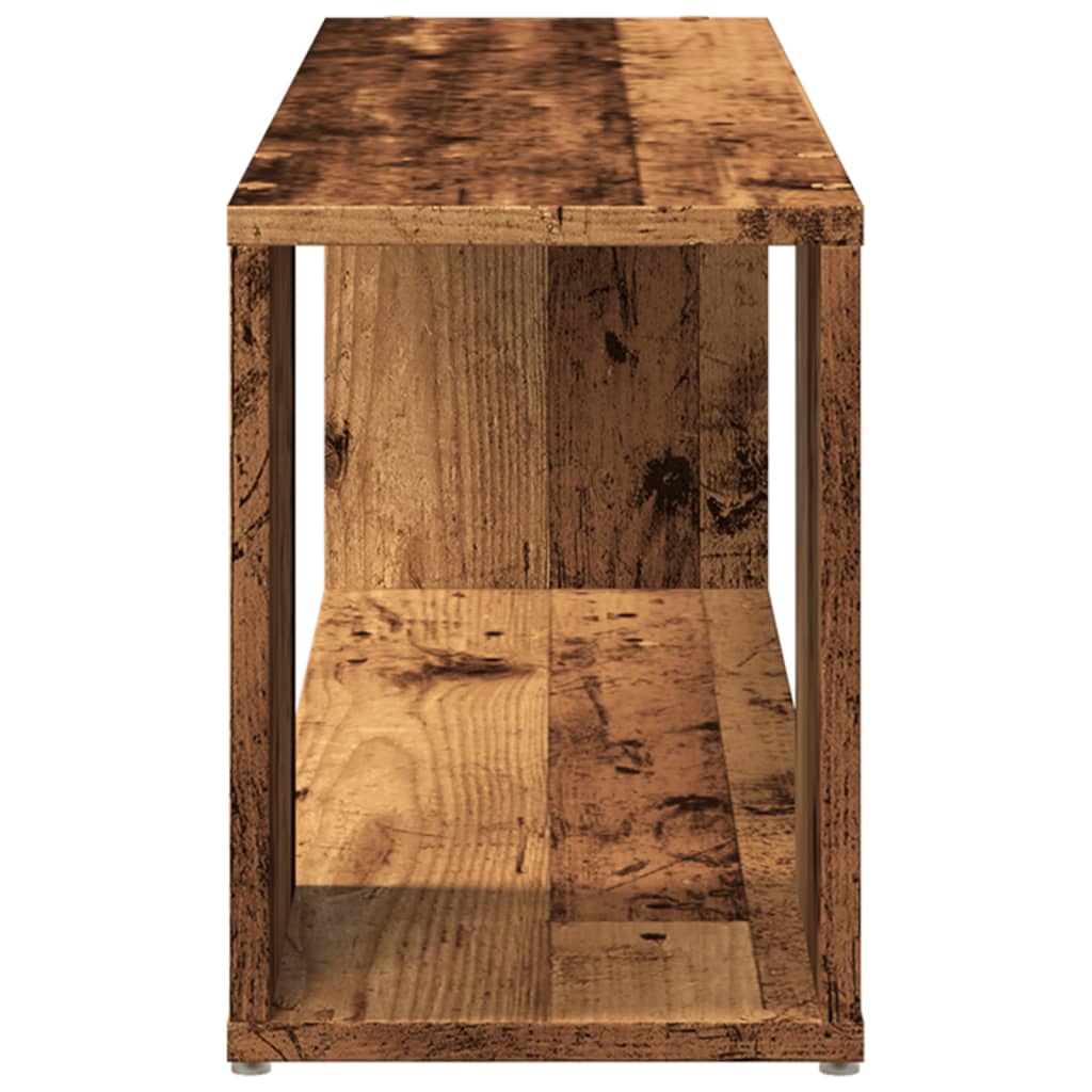 vidaXL Comodă TV, lemn vechi, 100x24x32 cm, lemn prelucrat vidaXL Comodă TV, lemn vechi, 100x24x32 cm, lemn prelucrat