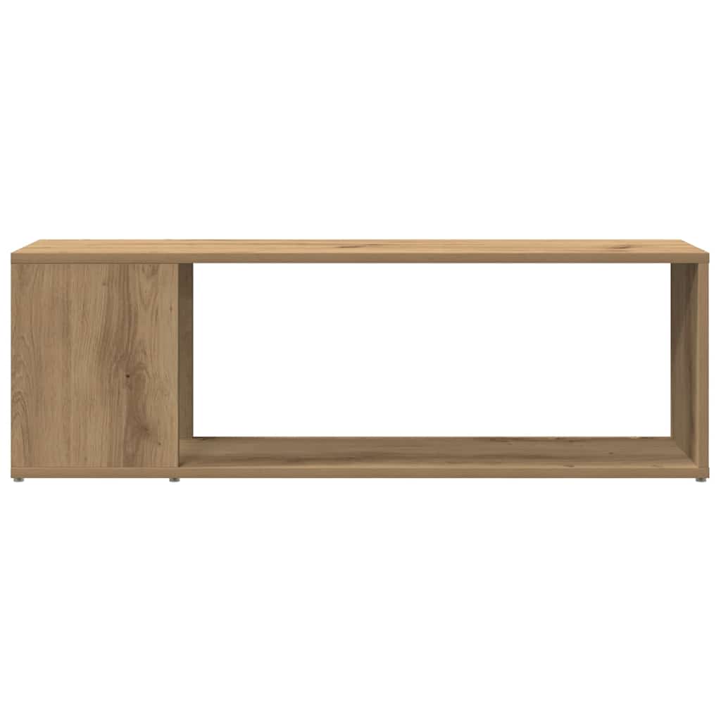 vidaXL Comodă TV, stejar artizanal, 100x24x32 cm, lemn prelucrat vidaXL Comodă TV, stejar artizanal, 100x24x32 cm, lemn prelucrat