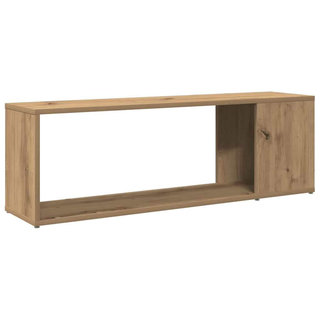 vidaXL Comodă TV, stejar artizanal, 100x24x32 cm, lemn prelucrat vidaXL Comodă TV, stejar artizanal, 100x24x32 cm, lemn prelucrat