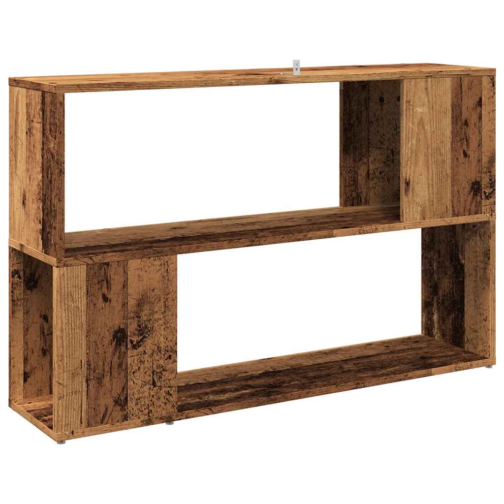 vidaXL Bibliotecă, Lemn vechi, 100x24x63 cm, PAL vidaXL Bibliotecă, Lemn vechi, 100x24x63 cm, PAL