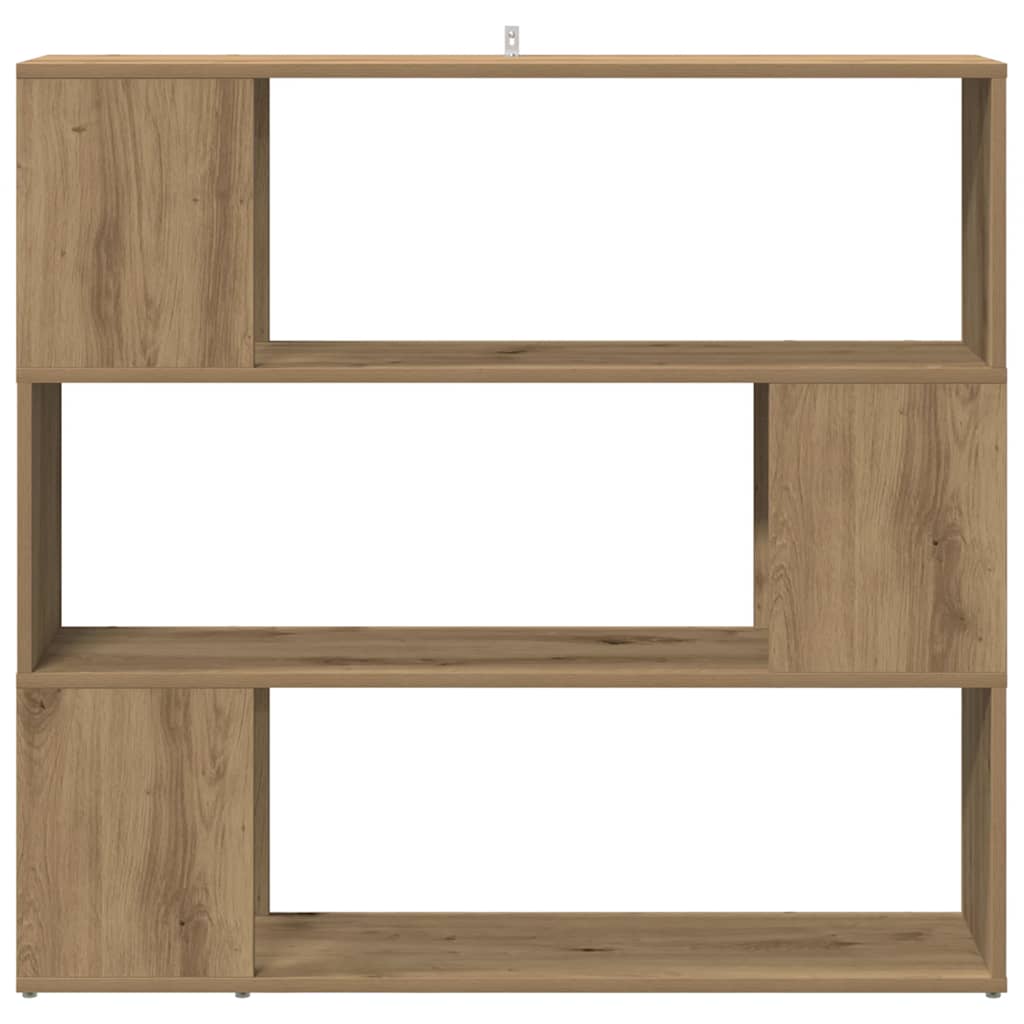 vidaXL Bibliotecă/Separator de cameră, stejar artizanal, 100x24x94 cm