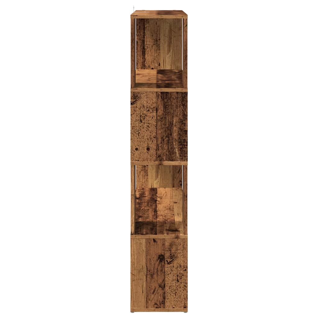 vidaXL Bibliotecă/Separator cameră, lemn vechi, 100x24x124,5 cm vidaXL Bibliotecă/Separator cameră, lemn vechi, 100x24x124,5 cm