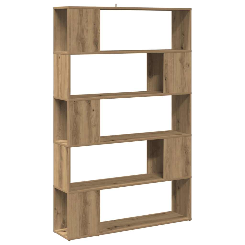 vidaXL Bibliotecă/Separator de cameră, Stejar artizanal, 100x24x155 cm vidaXL Bibliotecă/Separator de cameră, Stejar artizanal, 100x24x155 cm